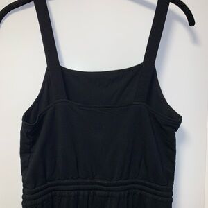Club Monaco. Stylish black quality knit jumpsuit. Sz Small